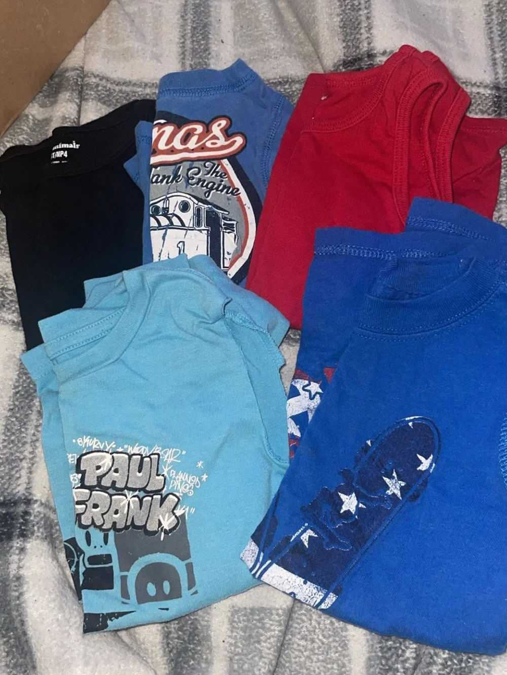 Carter's Kids Tank & Tee Multi-Pack in Blue, Teal, White & Black